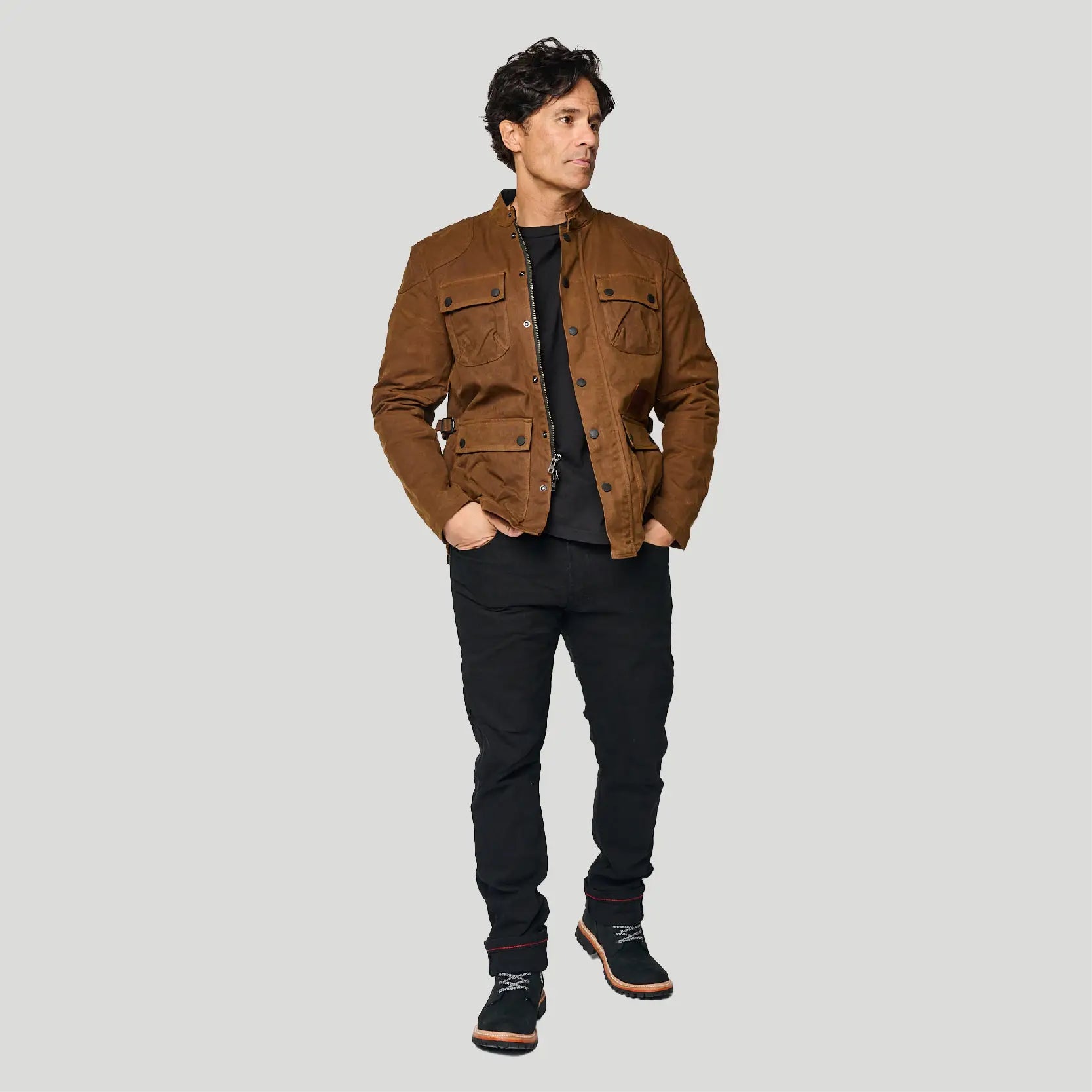 tobacco motorwear mccoy jacket Tobacco Motorwear Jacket The McCoy Jacket, small / Brown