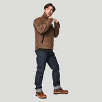 Tobacco Trucker Waxed Canvas Motorcycle Jacket