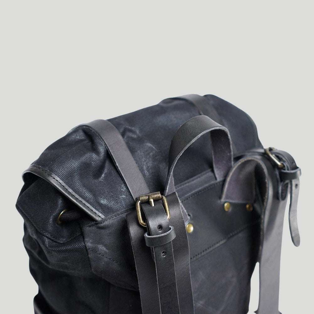 backpack leather tattered animal pelt receipt Pack Animal Rugged Waxed Canvas Gear Extra Mile Backpack (Desert)