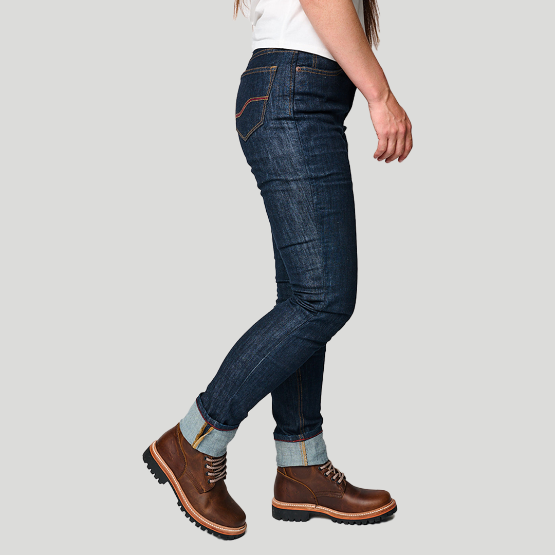 Runaways - Women's Indigo Protective Riding Jeans
