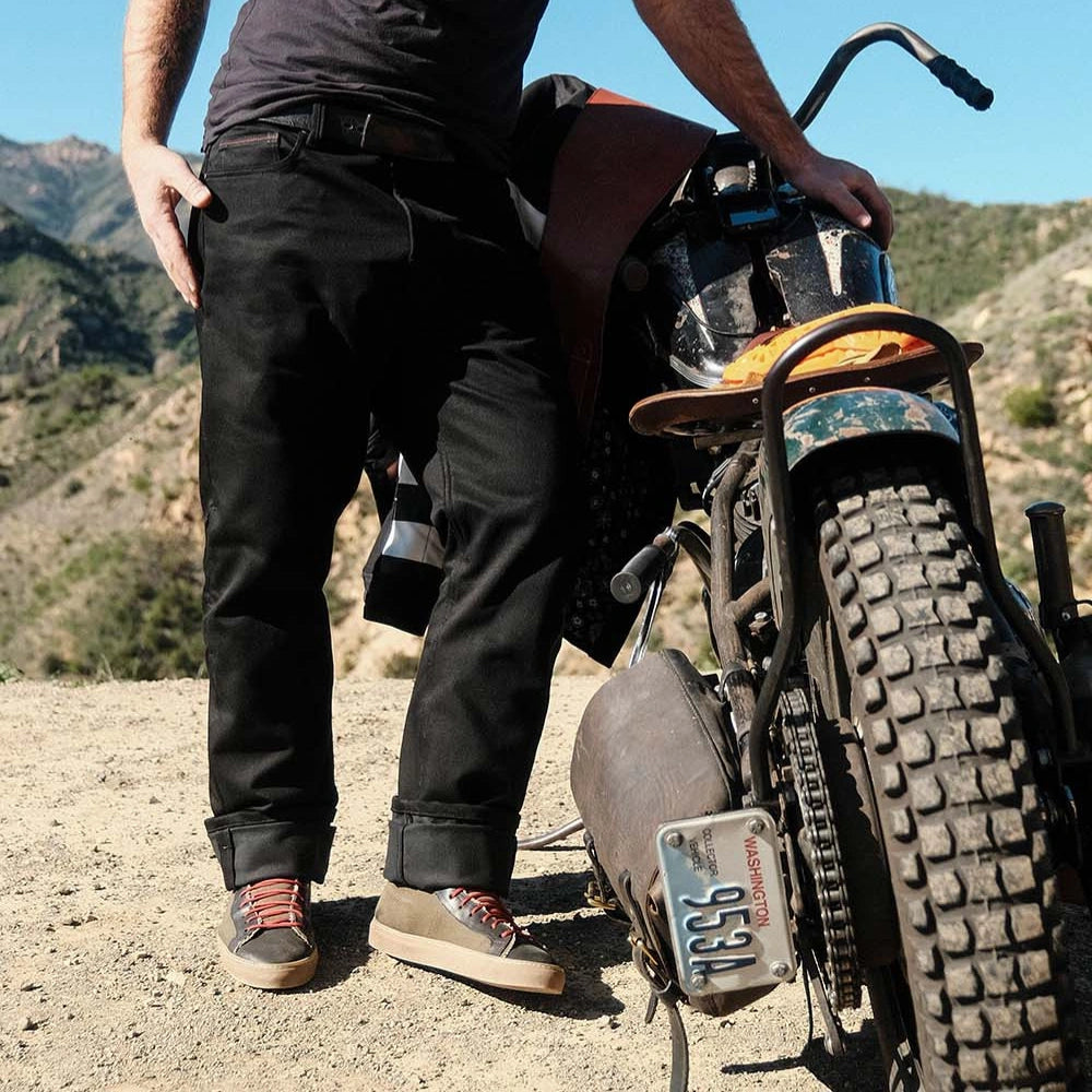 tobacco kevlar jeans Caballo Relaxed Fit Riding - Indigo mesh upper lining helps make these the most comfortable Tobacco Motorwear Women's Runaways -