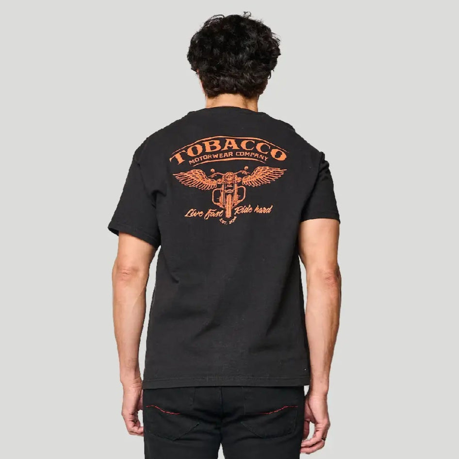 Live Fast, Ride Hard T-Shirt – Tobacco Motorwear