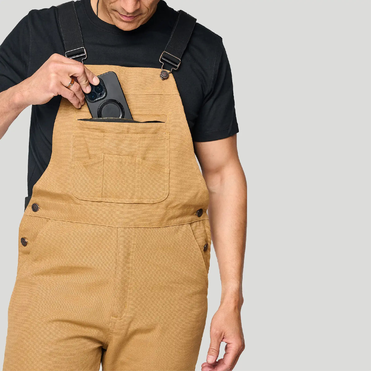 Overalls For Train Riding Men's Motorcycle Riding Overalls Kevlar Motorcycle Pants with Removable ...