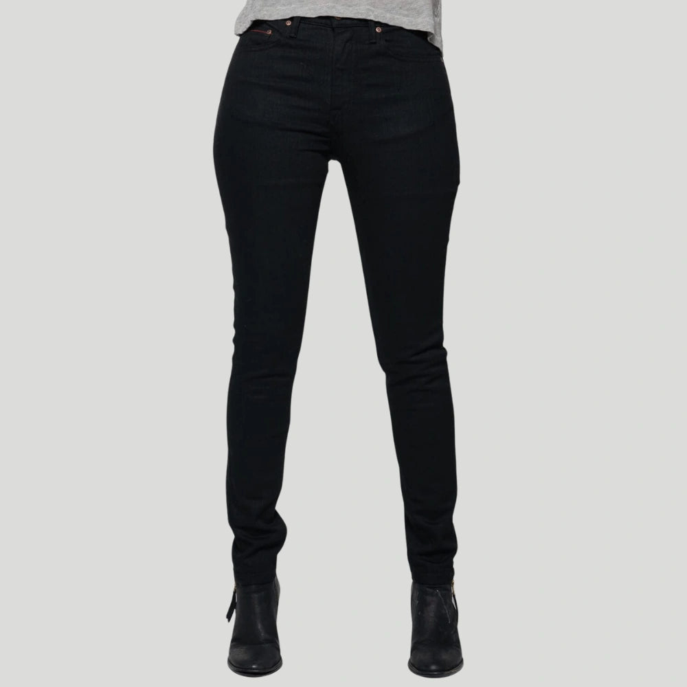 Runaways - Women&#39;s Jet Black Protective Riding Jeans