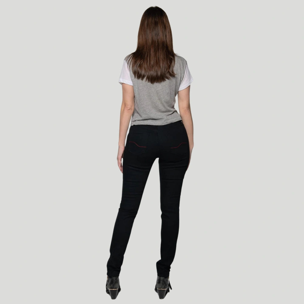 Runaways - Women&#39;s Jet Black Protective Riding Jeans