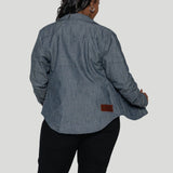 Riveter Riding Shirt - Indigo Chambray