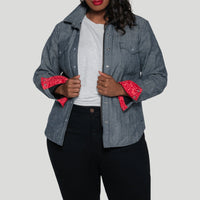 Riveter Riding Shirt - Indigo Chambray