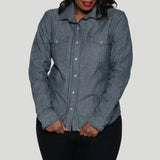 Riveter Riding Shirt - Indigo Chambray