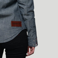 Riveter Riding Shirt - Indigo Chambray