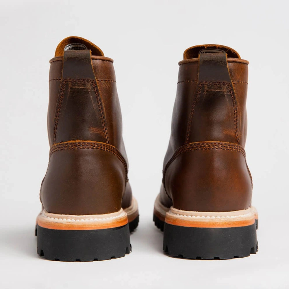 Tobacco Maverick Moto Boots - Amber. Hardened Toe and Heel Tobacco Maverick Moto Boots - Amber. Hardened Toe and Heel
