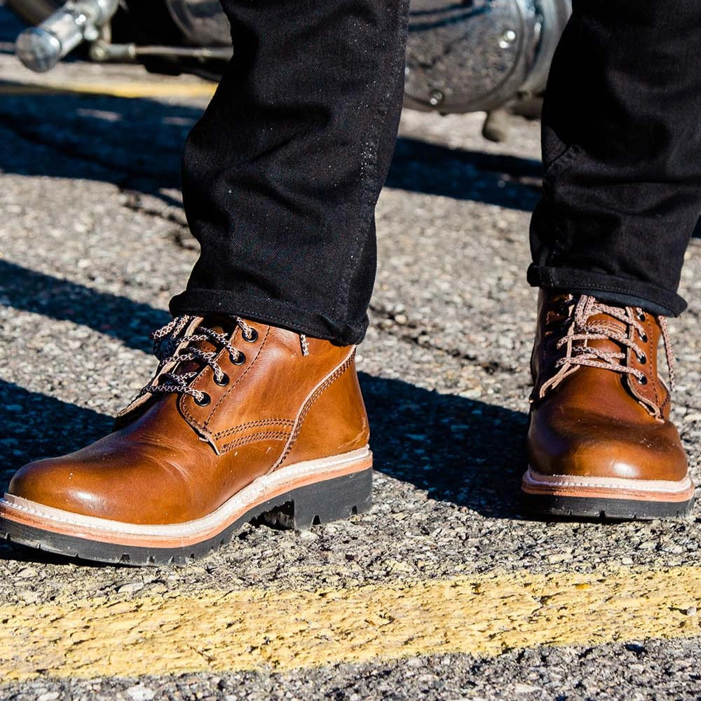 Tobacco colored boots hotsell