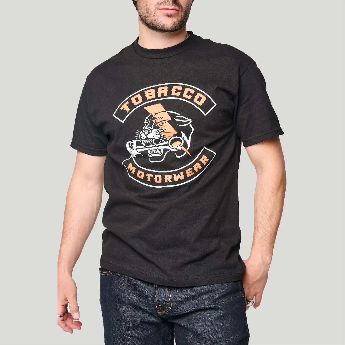 Tobacco Motorwear Panther T-Shirt