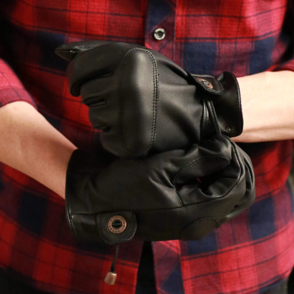 Tobacco Ropers Gloves - Black