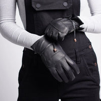 Tobacco Ropers Gloves - Black