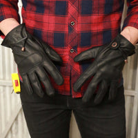 Tobacco Ropers Gloves - Black