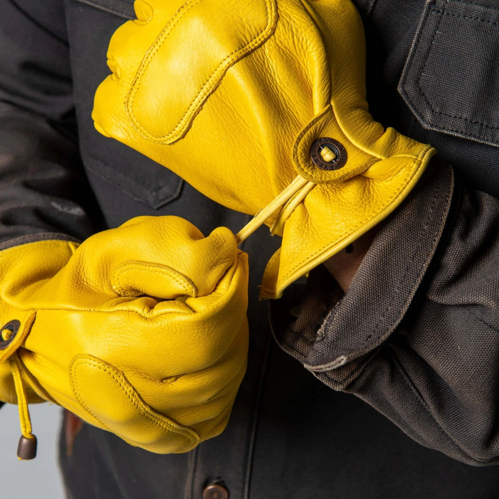 Tobacco Ropers Gloves - Yellow