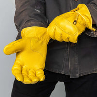 Tobacco Ropers Gloves - Yellow