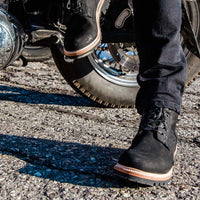 Tobacco Maverick Boots - Matte Black