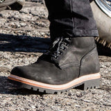 Tobacco Maverick Boots - Matte Black