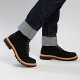 Tobacco Maverick Boots - Matte Black