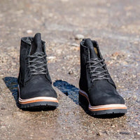 Tobacco Maverick Boots - Matte Black