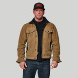 tobacco motorwear jacket Trucker Motorcycle Tobacco Motorwear and Pack Animal represent quality The McCoy Waxed Canvas Protective
