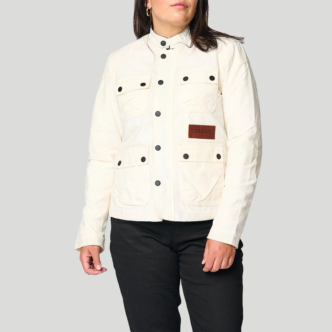 tobacco mccoy jacket Men's Motorwear The McCoy already nails the perfect fit Tobacco Motorwear Women's White McCoy