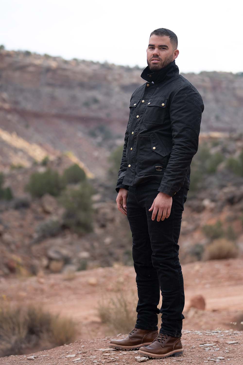 The Bridger Jacket - Black - Tobacco Motorwear