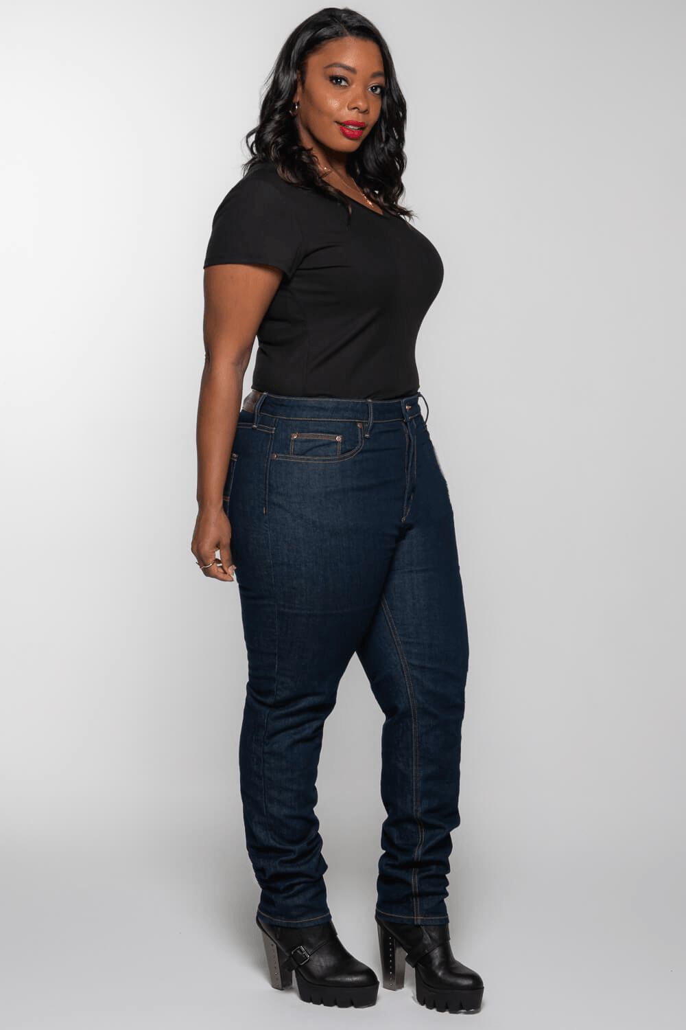 Runaways Women s Indigo Protective Motorcycle Jeans. Features