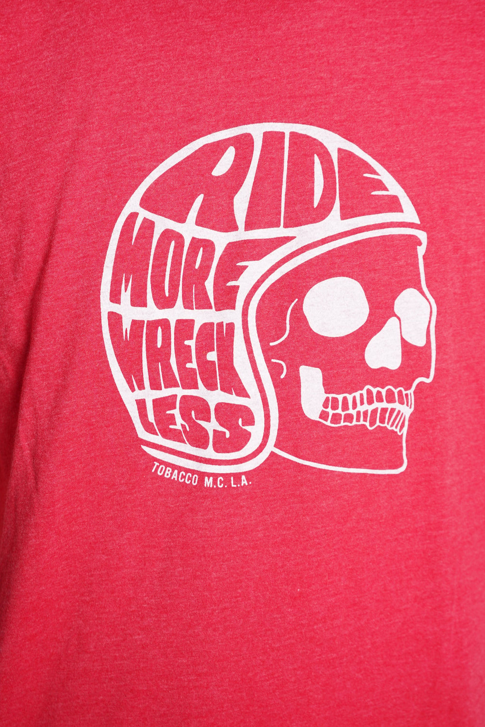 Ride More Wreck Less - Cardinal Red