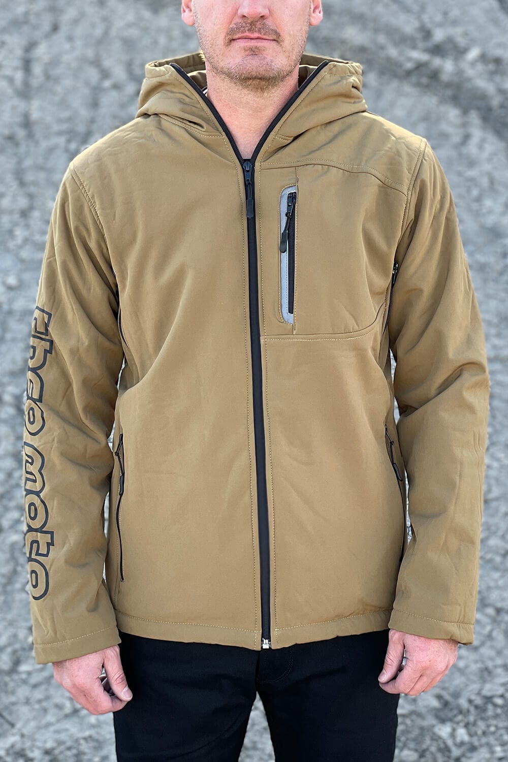Men Outdoor Tactical Zipper Hooded Jacket Zipper Top Desert Night  Camouflage - Hunting Coats & Jackets - AliExpress