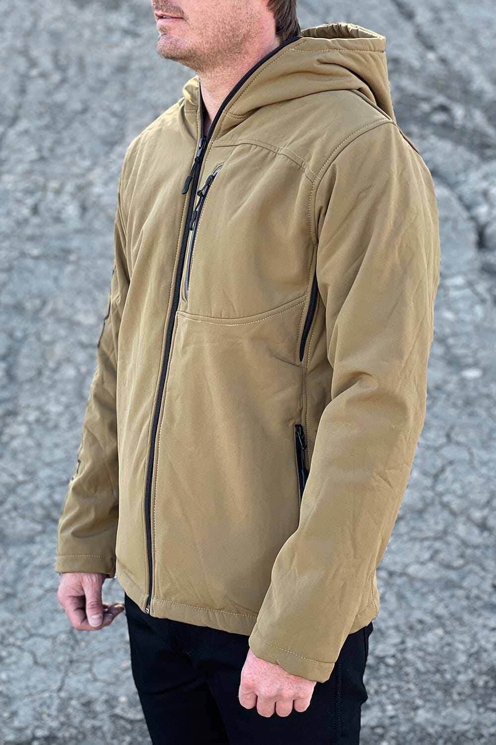 Men's Defiant Hoodie - Sand