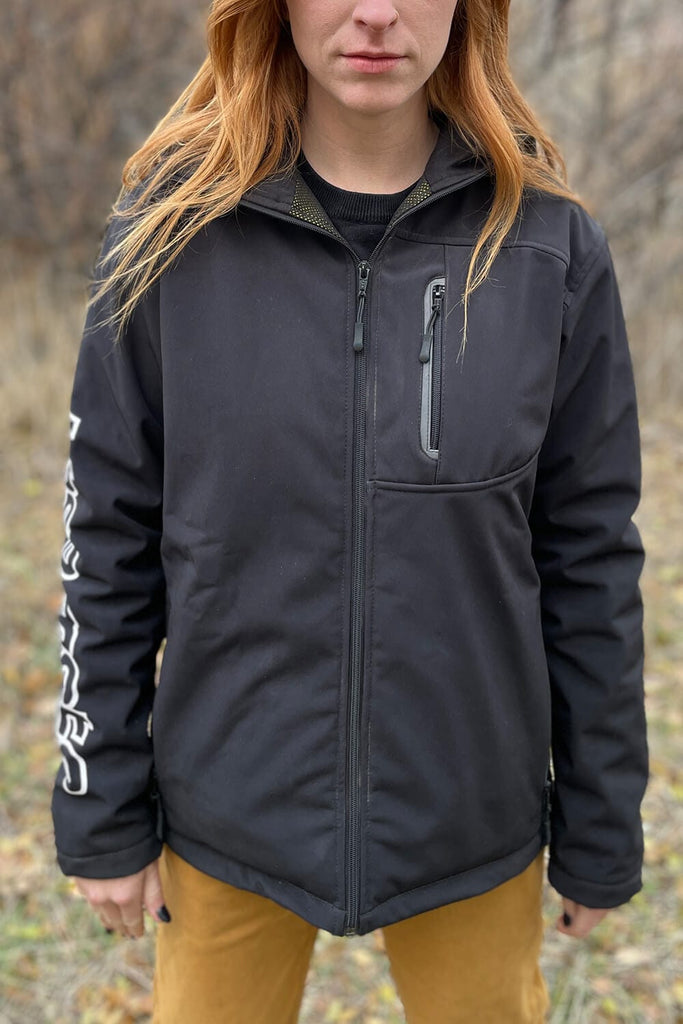 Women's Black Protective Defiant Hoodie - Fully Lined with DuPont™ Kevlar®,  Pockets for Removable, D3O® Impact Armor, in 5 Impact Zones: the Elbows,  Shoulders, and Back. - Tobacco Motorwear