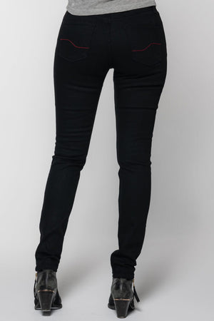 Runaways - Women's Jet Black Protective Riding Jeans. Features ...