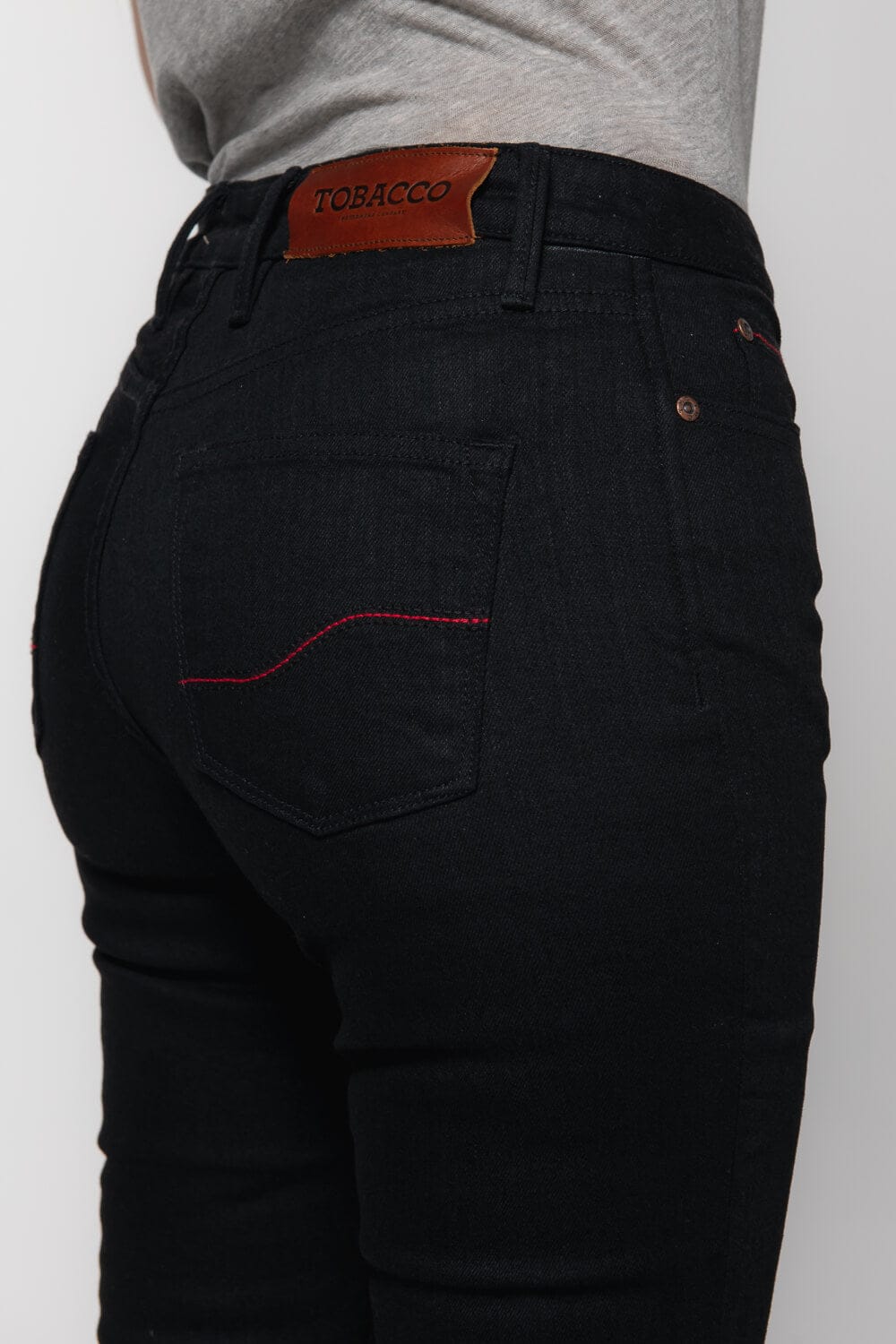 Runaways - Women's Jet Black Protective Riding Jeans. Features
